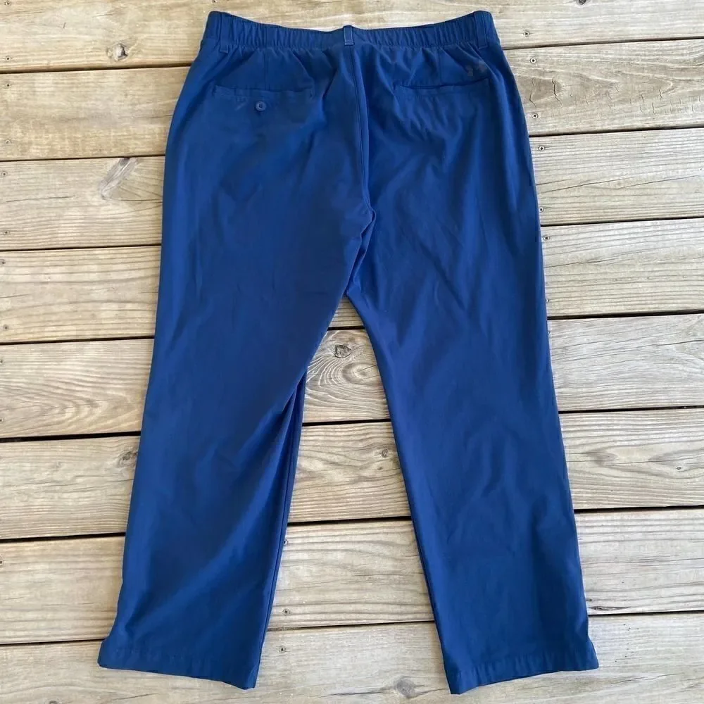 Under Armour Navy Threadborne Tour Golf Pants